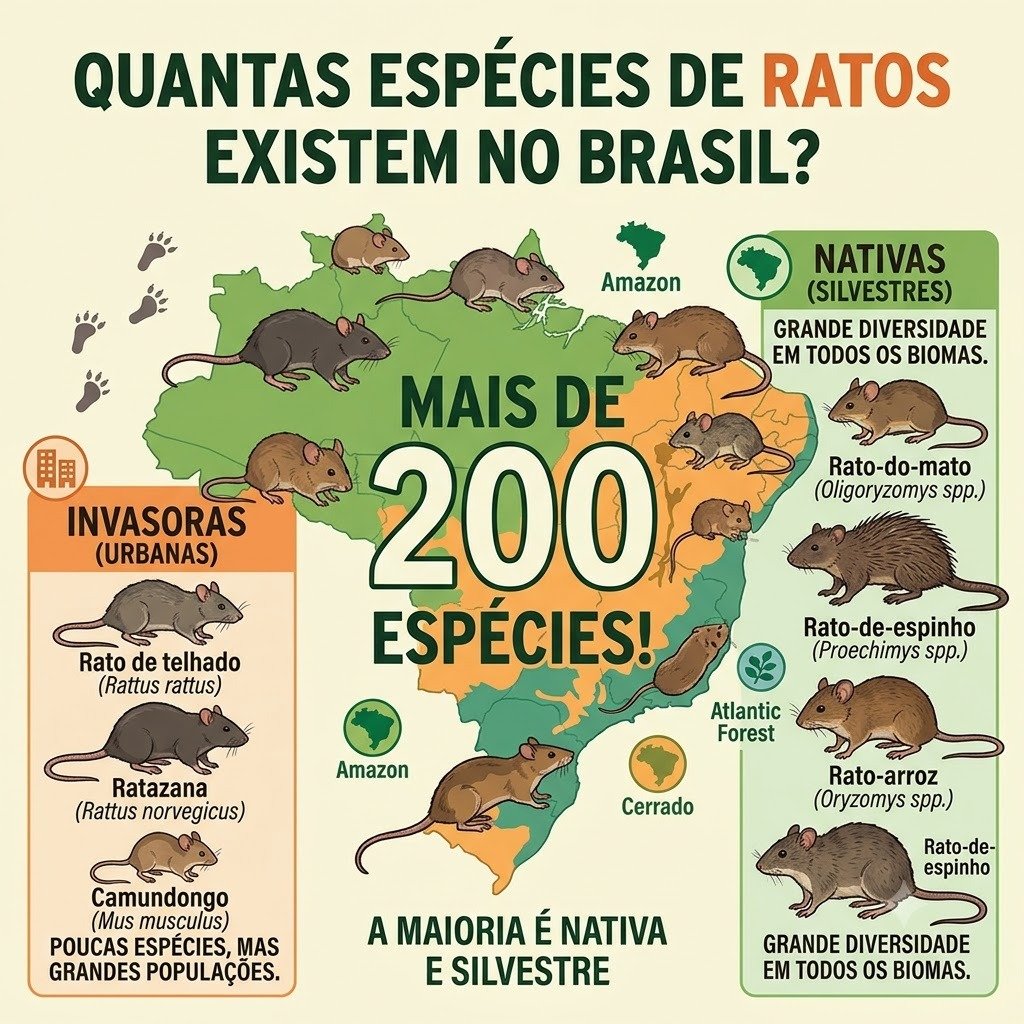 Tipos de Ratos no Brasil e Barra Bonita