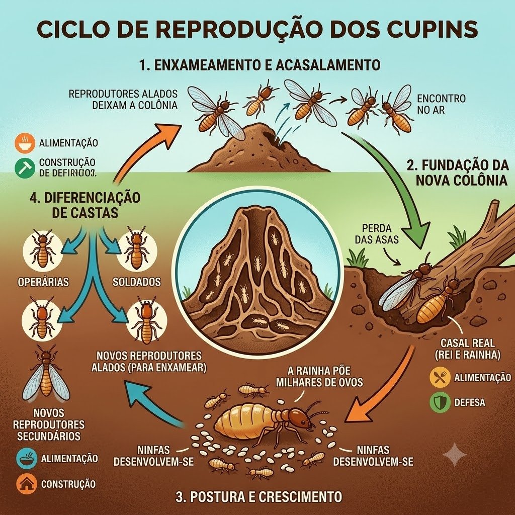 Como os Cupins se Reproduzem em Barra Bonita