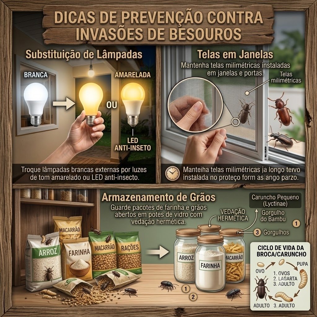 Qual o valor de uma dedetização de besouros em Barra Bonita - Infográfico de orçamento e inspeção gratuita Casa Livre