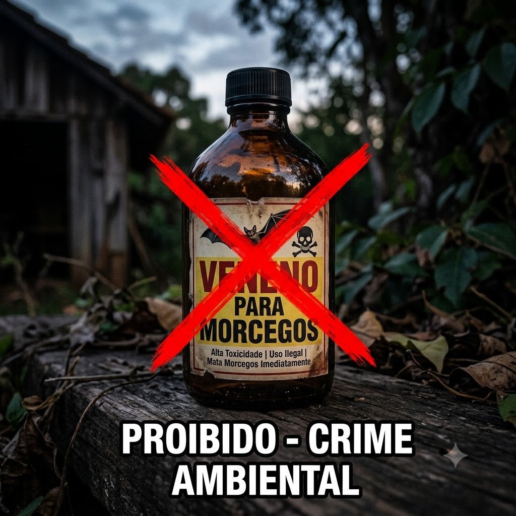 Posso usar veneno para matar morcegos em Barra Bonita - Proibido Crime Ambiental